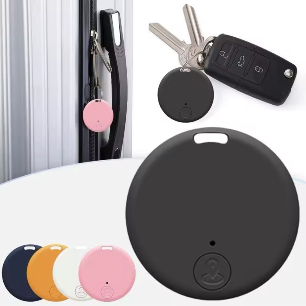 Mini GPS Mobile Bluetooth Tracker Device Round Anti-Lost Device